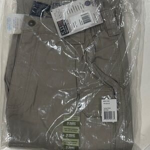 5.11 Tactical Men's Khaki Cargo Pants NWT original packaging